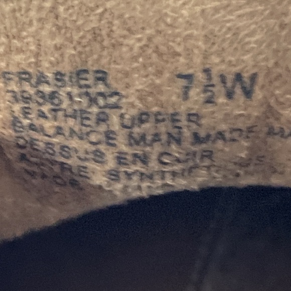 Nateralizer black suede and leather comfortable shoe Valcro closure Sz 7 1/2 - Picture 6 of 10